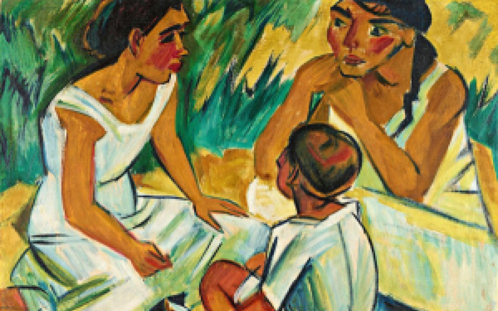 Max Pechstein, Die Unterhaltung, 1920